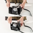 SmallRig 5622 Camera Leather Case Kit for FUJIFILM X100VI Black Half Case with Flip Cover Shoulder Strap
