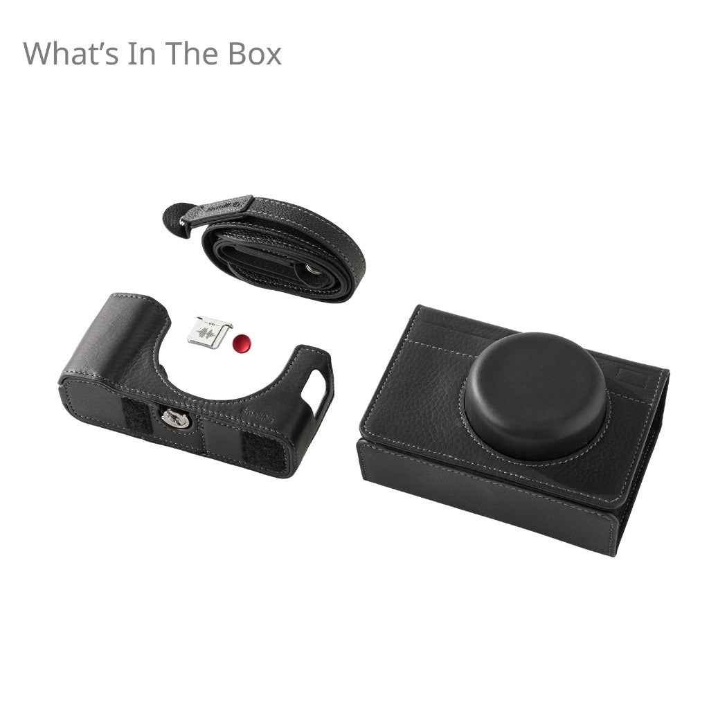 SmallRig 5622 Camera Leather Case Kit for FUJIFILM X100VI Black Half Case with Flip Cover Shoulder Strap