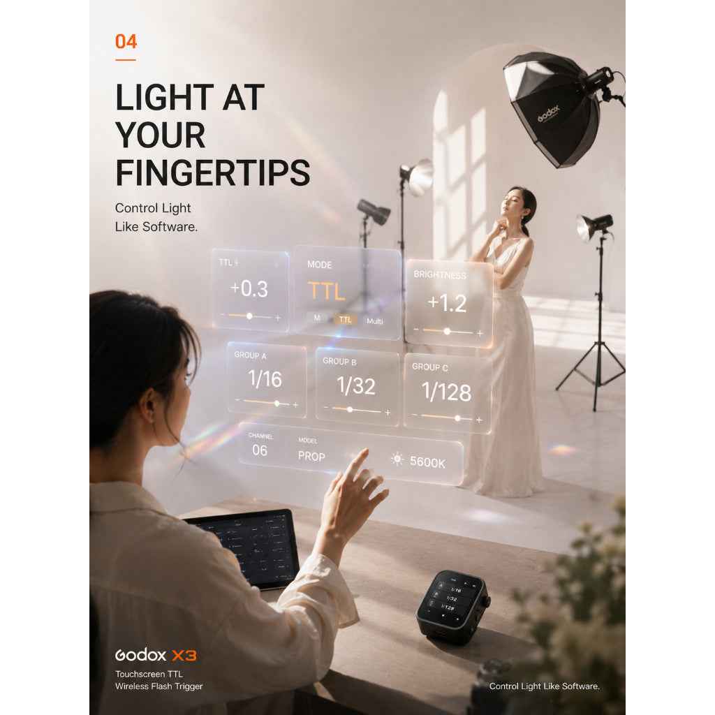 Five-Group Wireless Flash Control