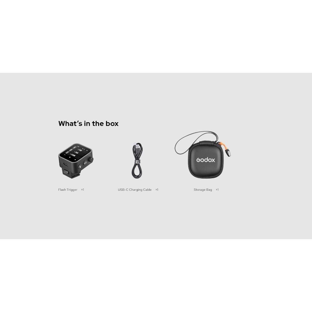 Godox X3 Touchscreen TTL Wireless Flash Trigger 2.4G HSS Transmitter for Canon Nikon Sony Fuji