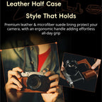 SmallRig 5447 L-Shaped Mount Plate Silicone Handle for Fujifilm X-E5 Silver L Plate Grip