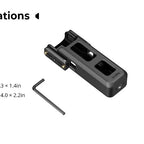 SmallRig 6006 Cage for DJI Osmo Pocket 4P / 4 / 3 & Xtra Muse Extended Version Camera Cage
