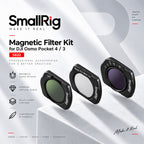 SmallRig 5832 Magnetic Filter Kit for DJI Osmo Pocket 4 / 3 CPL Black Mist 1/4 VND ND2-ND32