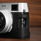 SmallRig 4700 Leather Half Case Kit for FUJIFILM X100VI Black with PU Shoulder Strap