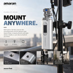 amaran Peak 86.4Wh Portable Battery System 170W USB-C PD Fast Charging Ace E-Lock Cable-Free Power Mount Anywhere