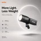 Godox RS100Bi / RS100R 100W Portable LED Video Light Built-in Battery S-Mount NFC App Control