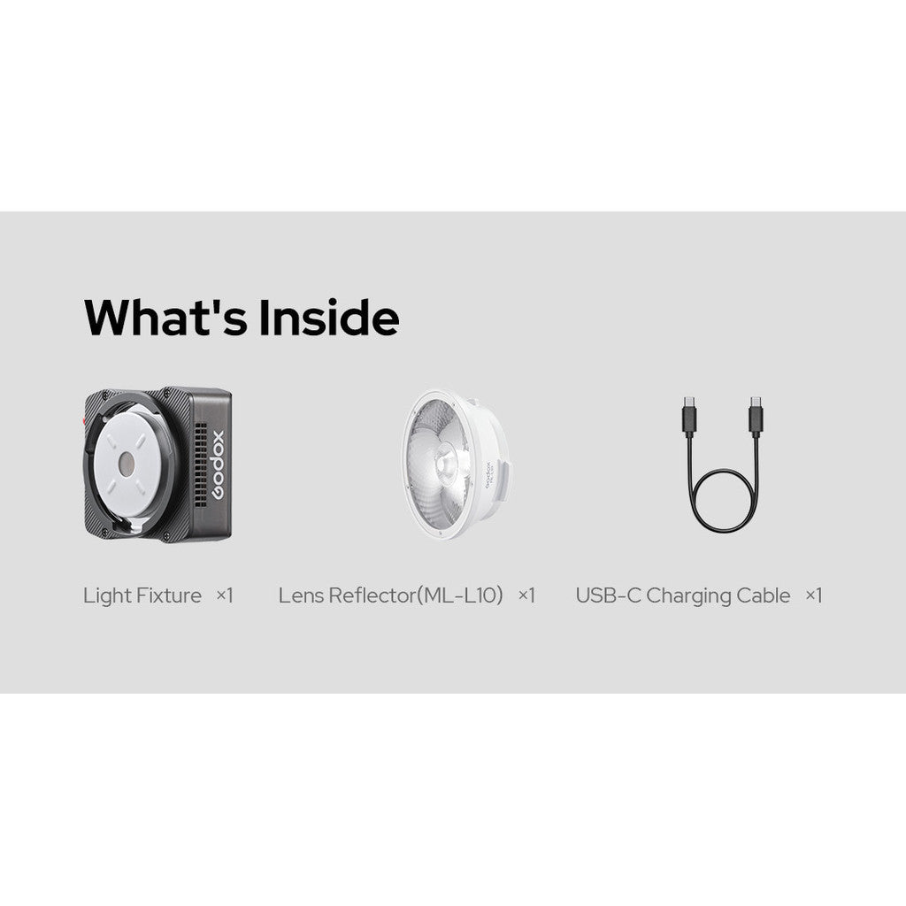 Godox ML40Bi / ML40R Portable LED Video Light Bi-Color RGB Photography Light