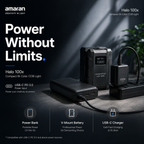 Amaran Halo 100x Bi-Color COB LED Light | 100W Ultra Compact